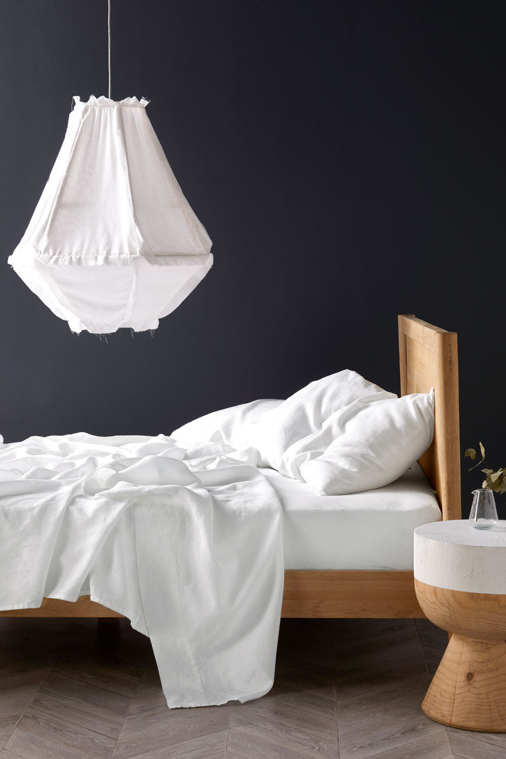 Cotton Sheet-Flat Sheet- (White) / (Light Grey)-250TC