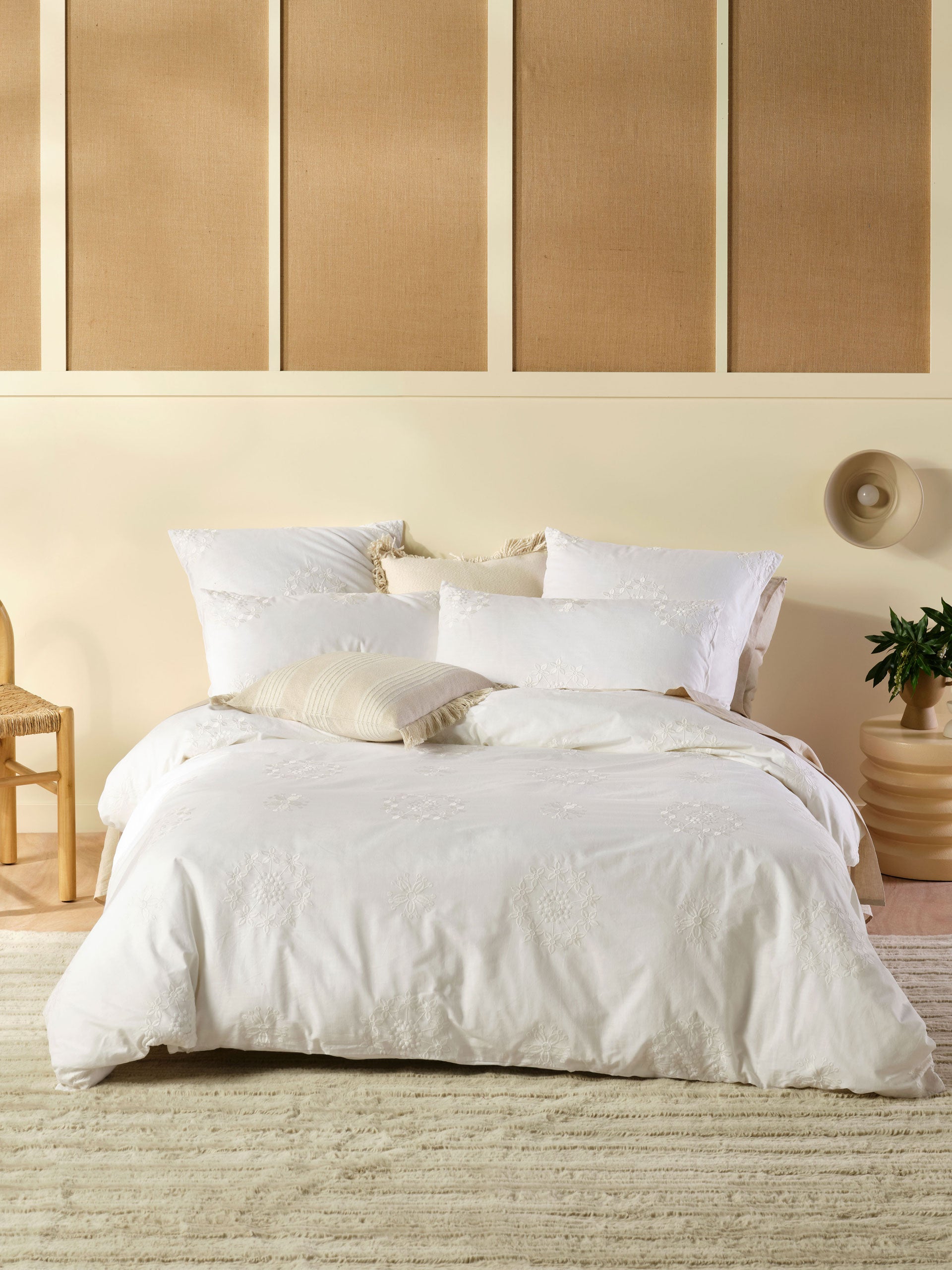 Duvet Cover Set-LINEN HOUSE-Amore-White