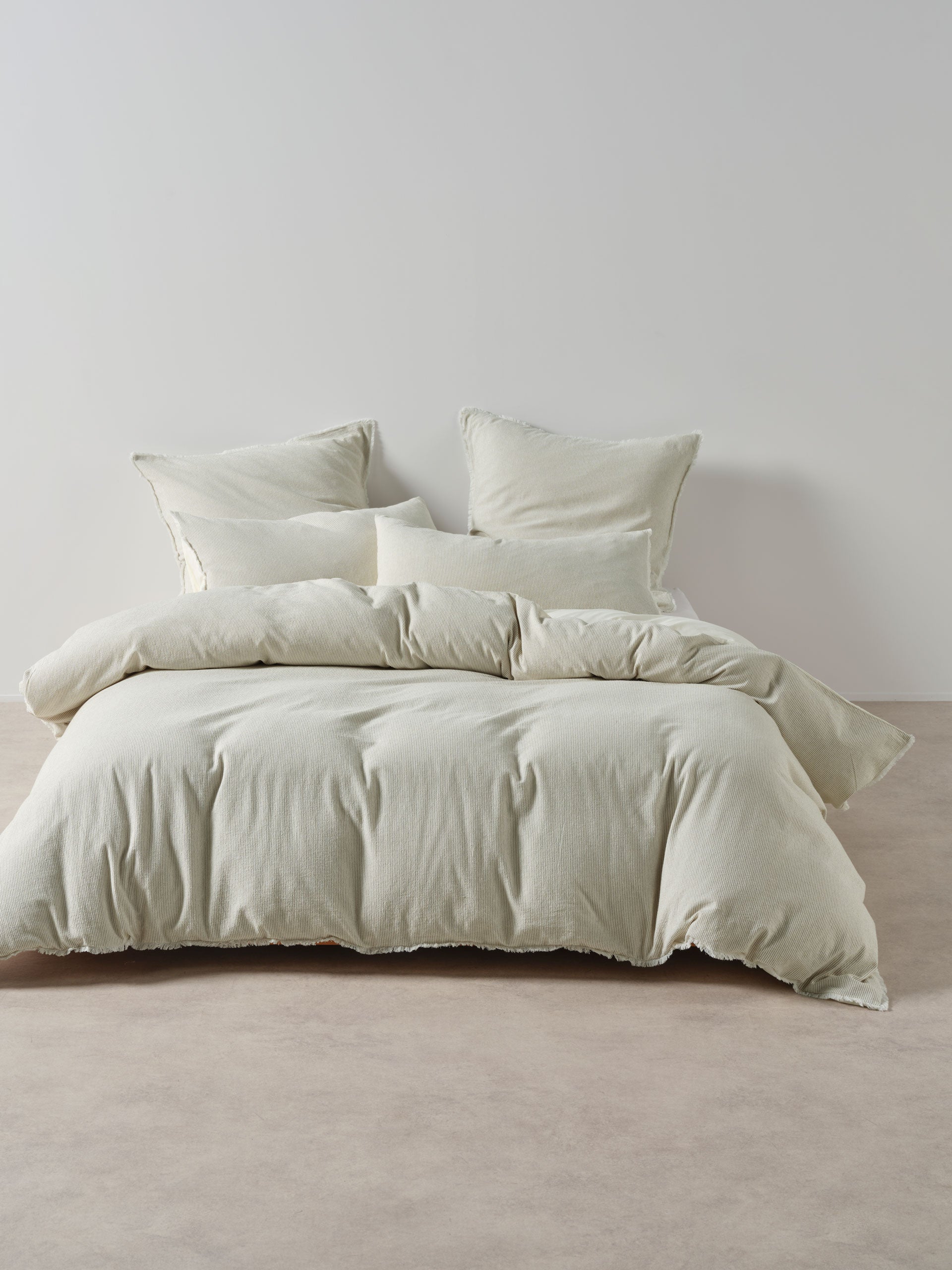 Duvet Cover Set-LINEN HOUSE-Macey Artichoke