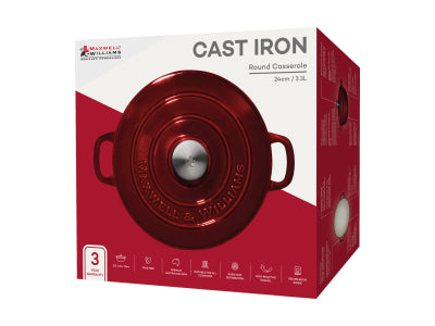 CAST IRON POT- Maxwell & Williams