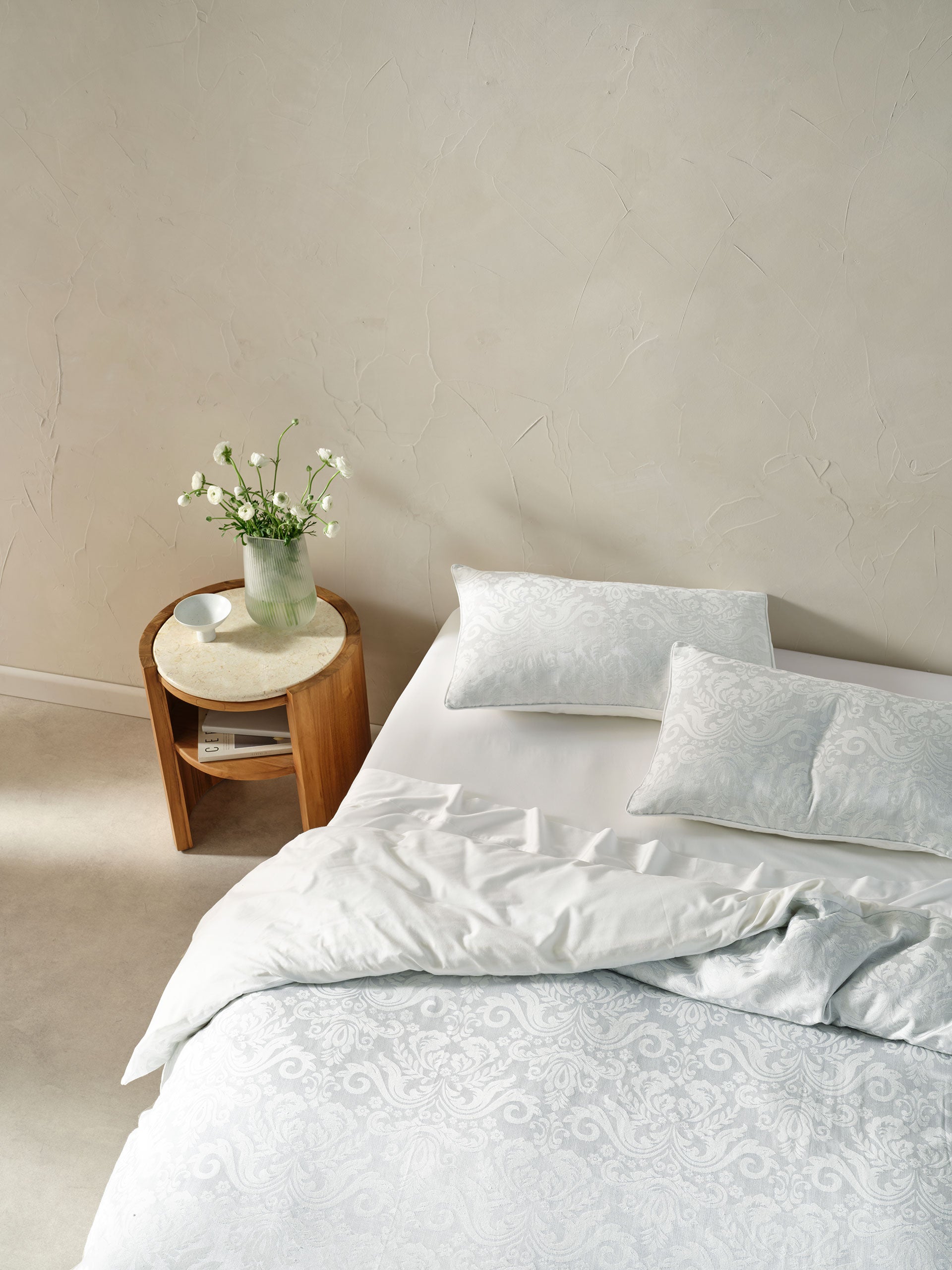 Duvet Cover Set-LINEN HOUSE-Khiara-Silver Blue