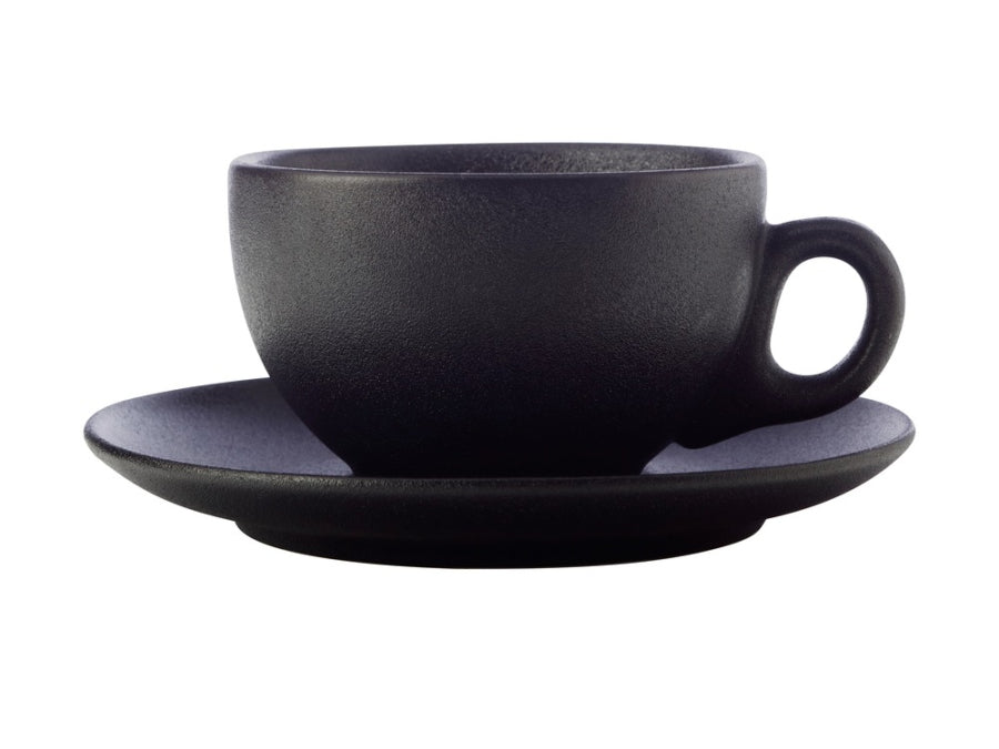 Cup & Saucer Set-Maxwell & Williams-Caviar_black-250ml