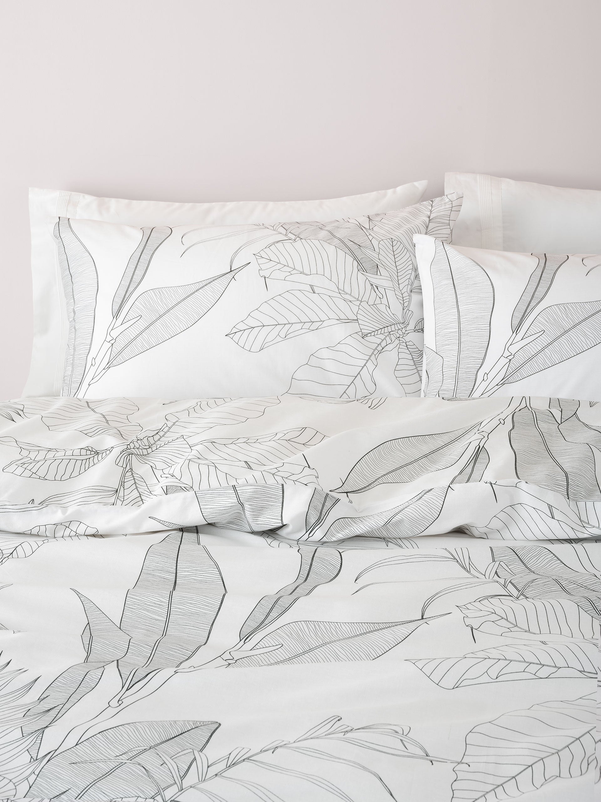 Duvet Cover Set-LINEN HOUSE-Tropica-White
