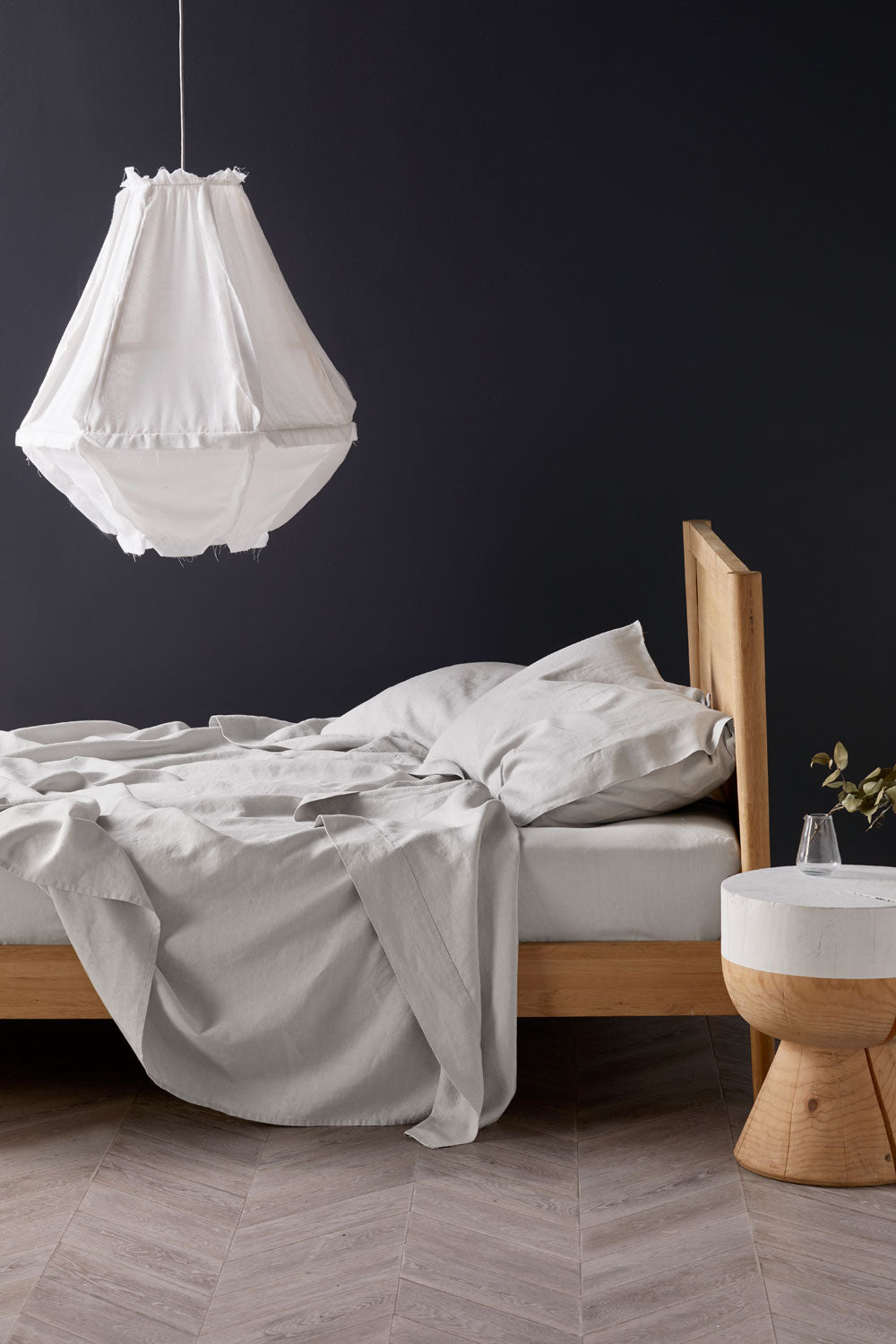 Cotton Sheet-Flat Sheet- (White) / (Light Grey)-250TC